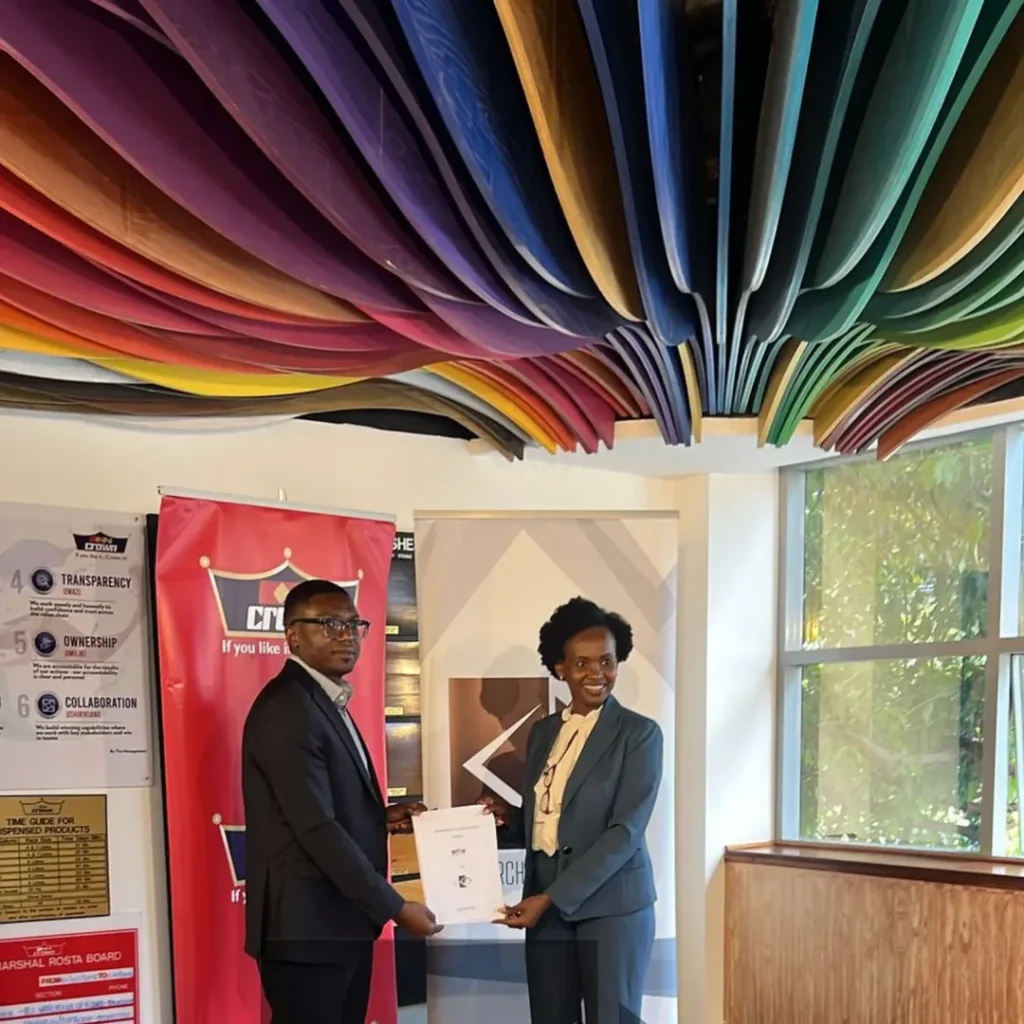 M.o.U with Crown Paints Kenya
